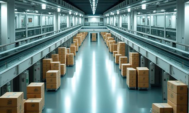 Modern logistics hub