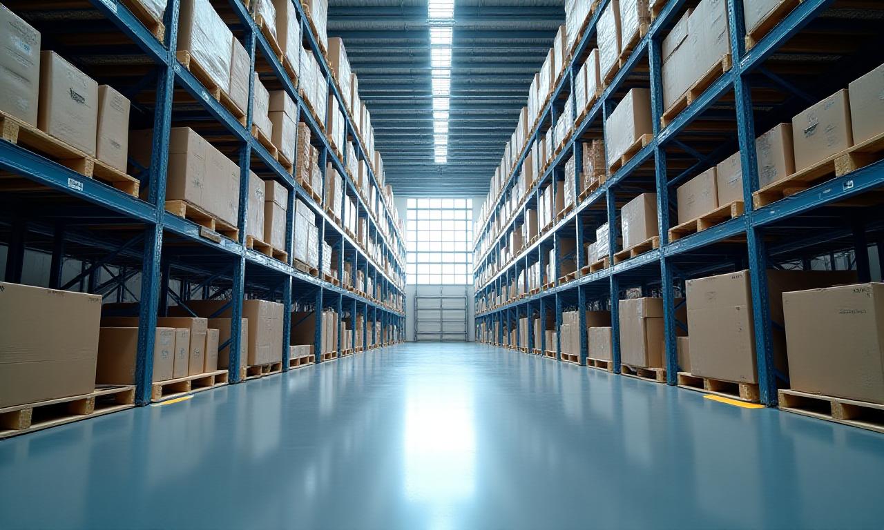 Modern logistics warehouse in St Paul